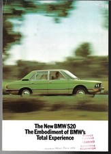 BMW 520 E12 1973 UK Market