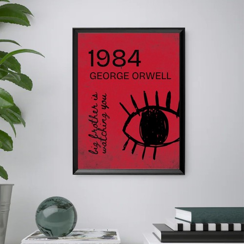 1984 quadro stampa - 1984,