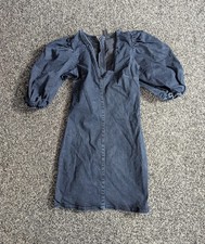 Zara Mini Abito Denim Taglia S