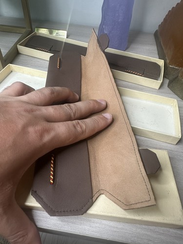 Rare gerald genta leather - rare,