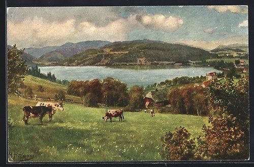 Künstler heinrich - künstler-ak,