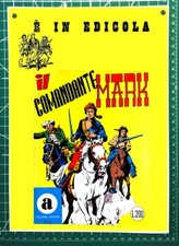 RISTAMPA RECENTE (non d'epoca) locandina da edicola comandante mark