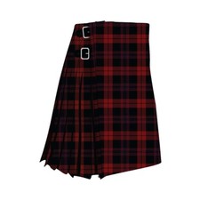 Kilt tartan clan marrone moderno premium highland scozzese tartan uomo fatto a mano