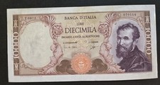 10.000 LIRE MICHELANGELO DECR