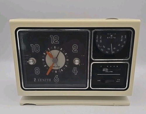 Radio sveglia vintage zenith - e,