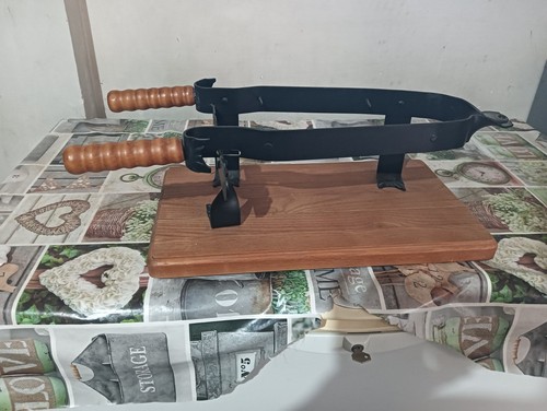 Porta prosciutto base legno - prosciutto,