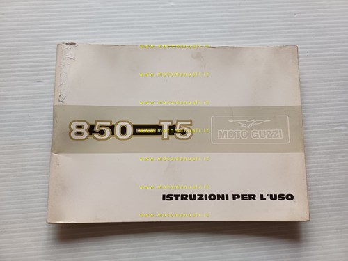 Moto guzzi 850 1987 manuale - moto,