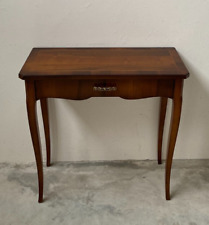 MOBILE CONSOLLE TAVOLINO INGRESSO IN LEGNO NOCE CLASSICO VINTAGE