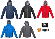JRC Giubbotto CERVINIA MAN Soft Shell con Cappuccio Impermeabile Imbottito Uomo