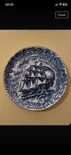 piatto in ceramica vecchia