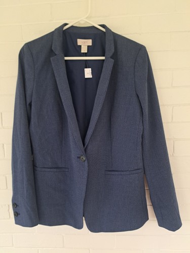 Blazer blu nuovo con etichette
