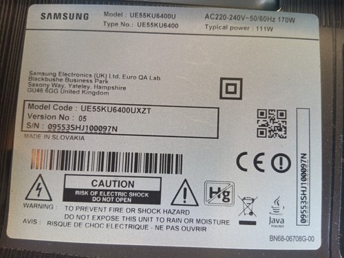 Ricambi samsung - ricambi, tv