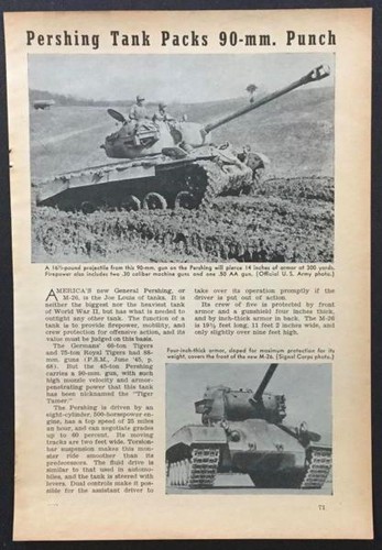 Pershing tank packs 90 - m-26, “pershing