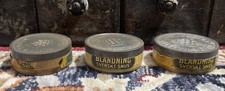Vintage Seal Blandning Svenskt Snus Stati Uniti Tobacco Co Snuff vuoto lotto di 3