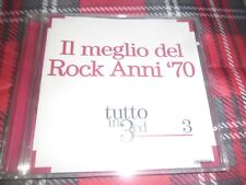 IL MEGLIO DEL ROCK ANNI 70 CD N 3 COME NUOVO 2015 ORIGINALE RARO