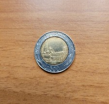 Moneta 500 Lire 1990 difetto