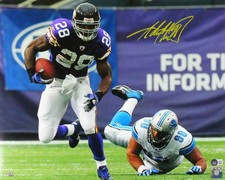 Foto firmata Adrian Peterson
