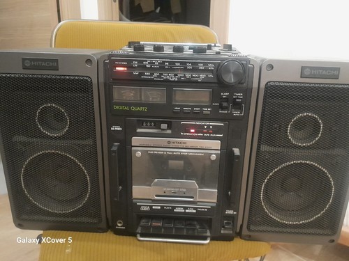 Boombox hitachi trk 9150e - boombox,