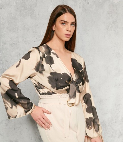 Blusa curvy donna - , raso
