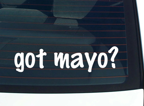 Got mayo adesivo - got, decalcomania