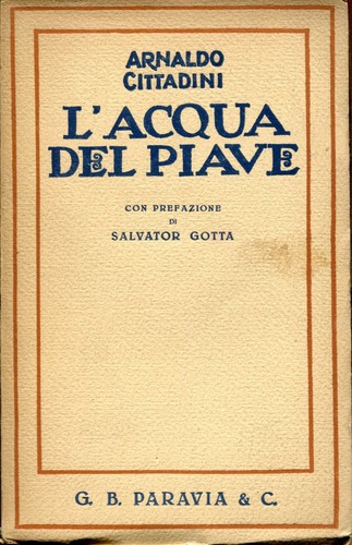 Acqua del piave - del,