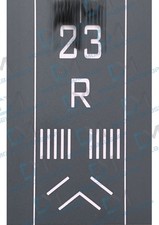 Runway pista aeroporto diorama 1:200 autoadesivo