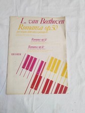 L . Van Beethoven Romanza op.50 Per Organo Elettronico E Pianoforte