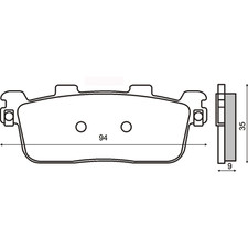 PASTIGLIE FRENO POSTERIORI