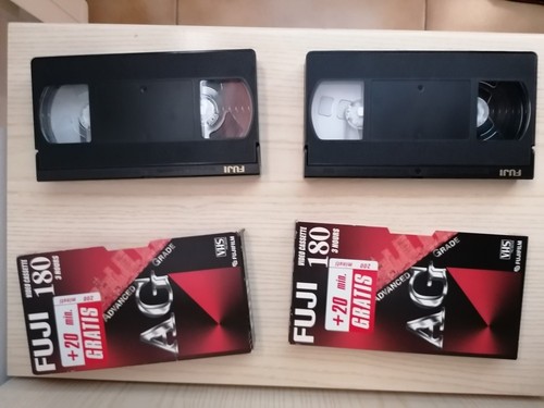 Videocassette vuote 2xfuji - videocassette,