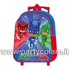 ZAINO ASILO PJ MASK C/TROLLEY
