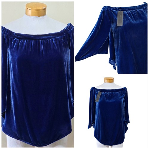 Top donna velluto bcbg - top,