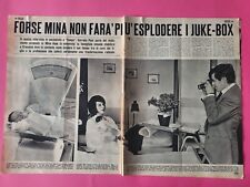 MINA NON FA PIU' WSPLODERE I JUKE BOX 6 FACCIATE RITAGLIO CLIPPING ANNI 1960 X11