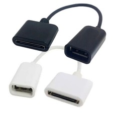 Docking 30 pin a USB femmina dati cavo di ricarica adattatore per iPhone 3gs 4s iPad iPod