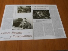 ETTORE BUGATTI E L' AERONAUTICA LEVIATHAN SALONE BOURGET AEREO U16 MOTORE VOLO