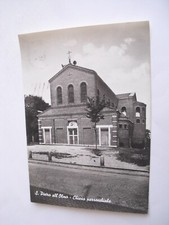 Milano - S. Pietro all'Olmo Chiesa Parrocchiale - spedita f. g. + binari tram