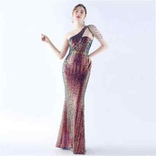 Vestito Abito Elegante Lungo