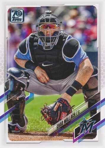 2021 topps 593 chad - chad, wallach