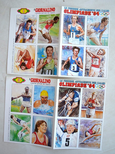 Lotto figurine olimpiade - olimpiade, '84