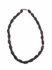 Collana perle ametista a - perle,
