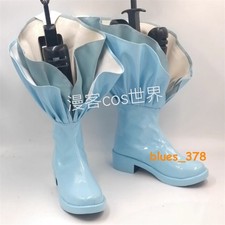 Scarpe Cosplay Personalizzate Mermaid Melody Pichi Pitch Hanon Hosho Stivali Blu