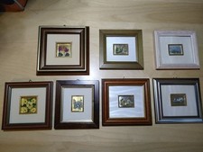Mini Dipinti Su Foglia D'oro 23 Kt.