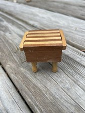 Casa delle Bambole Vintage Blocco Macellaio in Legno Concord Mobili Cucina