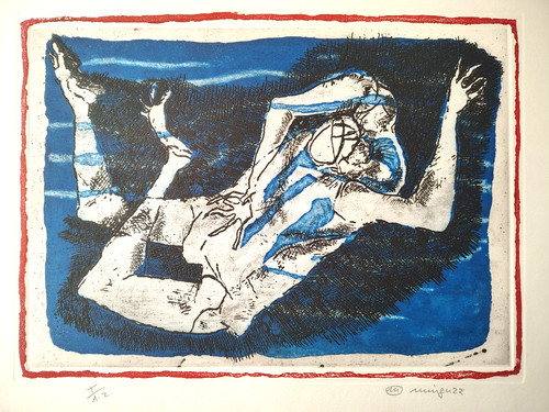 Luciano minguzzi nuotatore - minguzzi, "nuotatore"