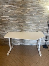 Scrivania bianca minimal Ikea 160 x 60