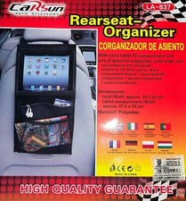 ORGANIZER ORGANIZZATORE BORSA PORTA OGGETTI PER AUTO SEDILE TASCA TASCHE CARAVAN