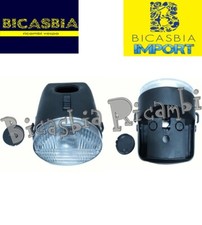 18279 - IMPORT FARO FANALE ANTERIORE NERO 2 SCATTI PIAGGIO 50 SI