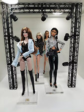 Casa delle bambole scala 1:6 bambola studio fotografico palco luci festa spettacolo 11,5" miniatura