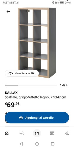 Libreria credenza ikea - ikea, kallax