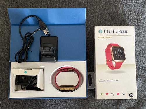 Fitbit blaze gold mit 2 - ⌚,