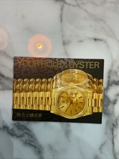 Libretto originale Your Rolex